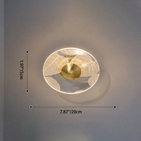 Glarefusion Modern Geometric Grain Ceiling Light