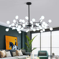Lustre du salon en acrylique Creative Branch Glarefusion