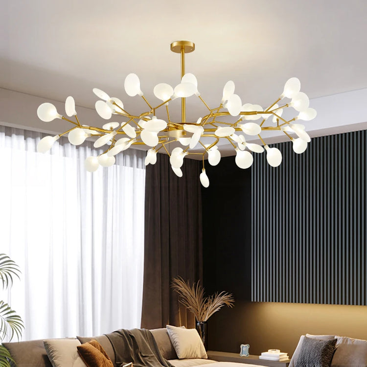 Glarefusion Creative Branch Acrylic Living Room Chandelier