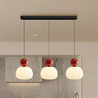 Glarefusion Cream Art Deco Pendant Light