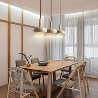 Japansk stil retro creme pendellampe