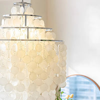 Modern Cloud-like Shell Chandelier