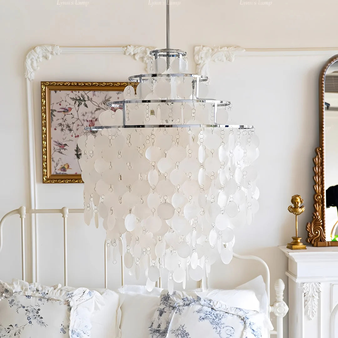 Modern Cloud-like Shell Chandelier
