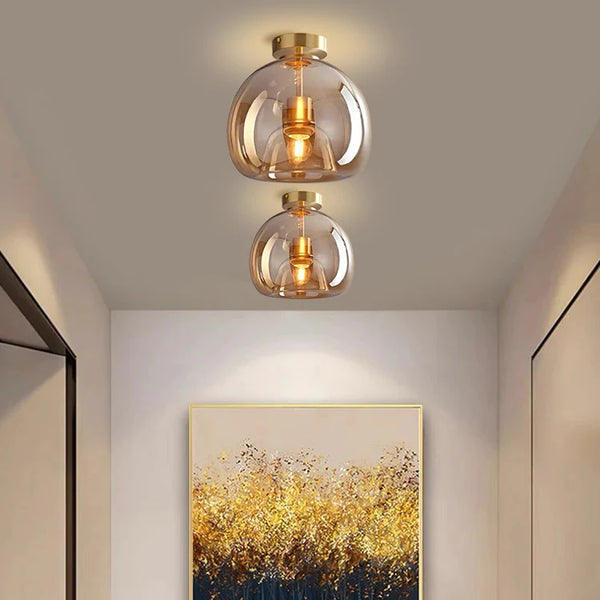 Nordic Modern Creative Glass Ceiling Light