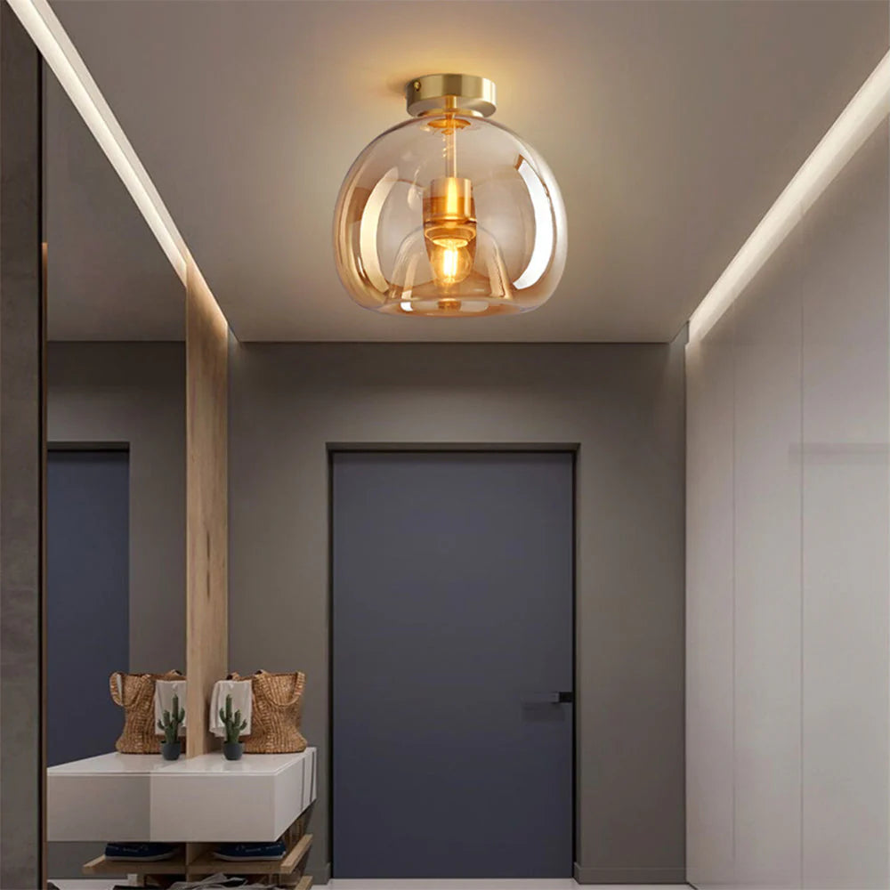 Luce del soffitto di vetro creativo moderno nordico