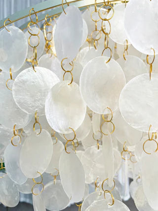 Modern Cloud-like Shell Chandelier