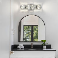 Elegant Polygonal Crystal Wall Light