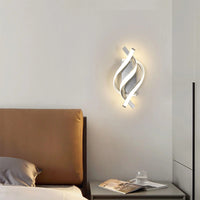 Luce murale creativa moderna a spirale
