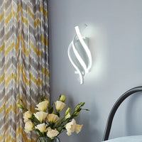 Luce murale creativa moderna a spirale