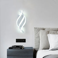 Luce murale creativa moderna a spirale