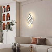 Luce murale creativa moderna a spirale
