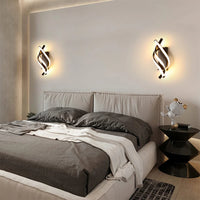 Luce murale creativa moderna a spirale