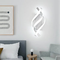 Luce murale creativa moderna a spirale