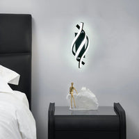 Luce murale creativa moderna a spirale