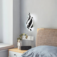 Luce murale creativa moderna a spirale