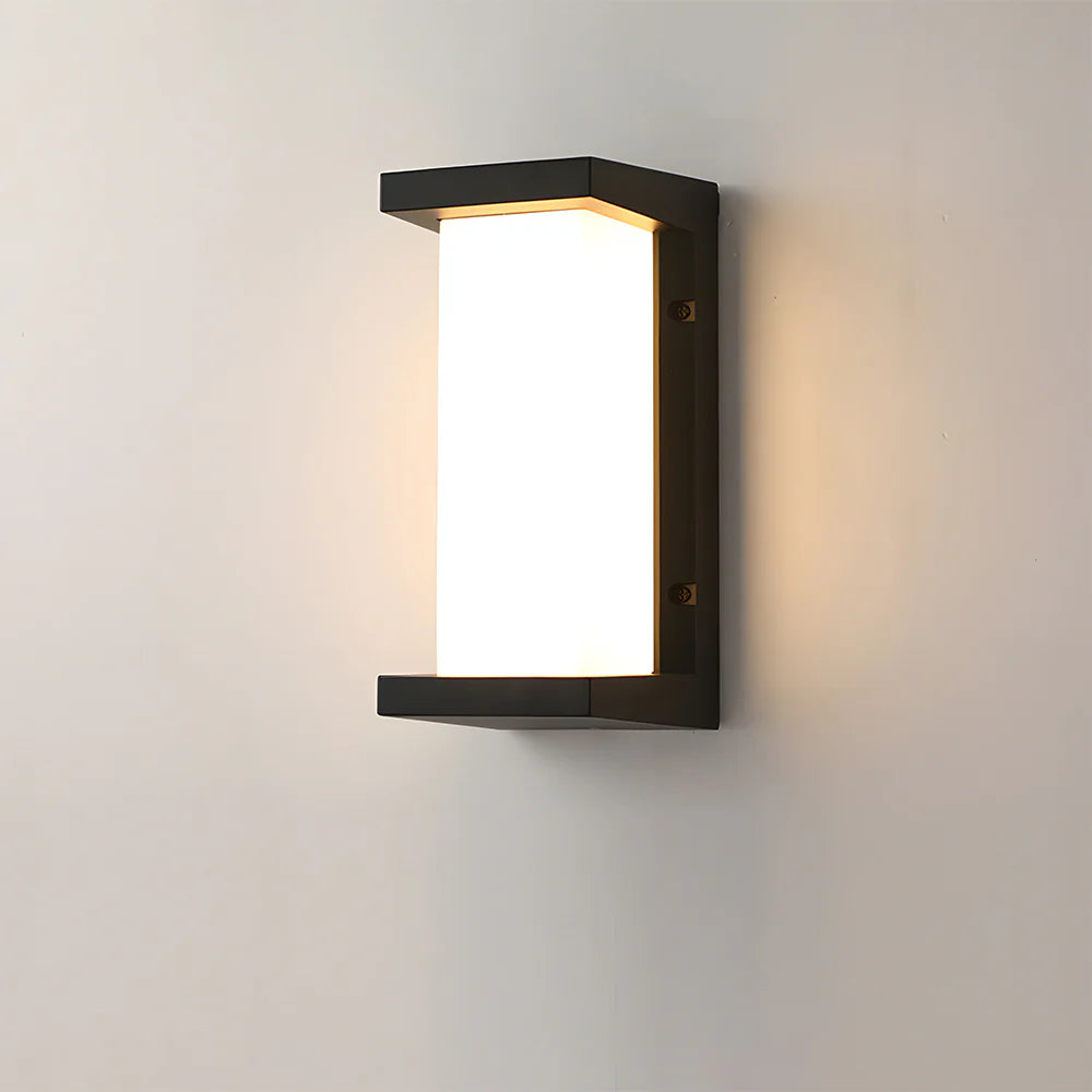 Moderne einfache wasserdichte Sensor -LED -Wandleuchte im Freien