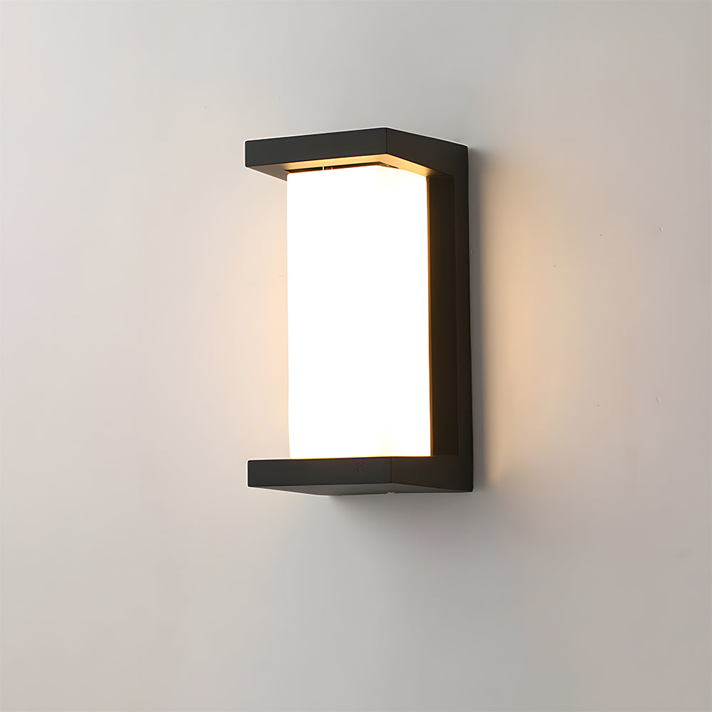 Moderne einfache wasserdichte Sensor -LED -Wandleuchte im Freien