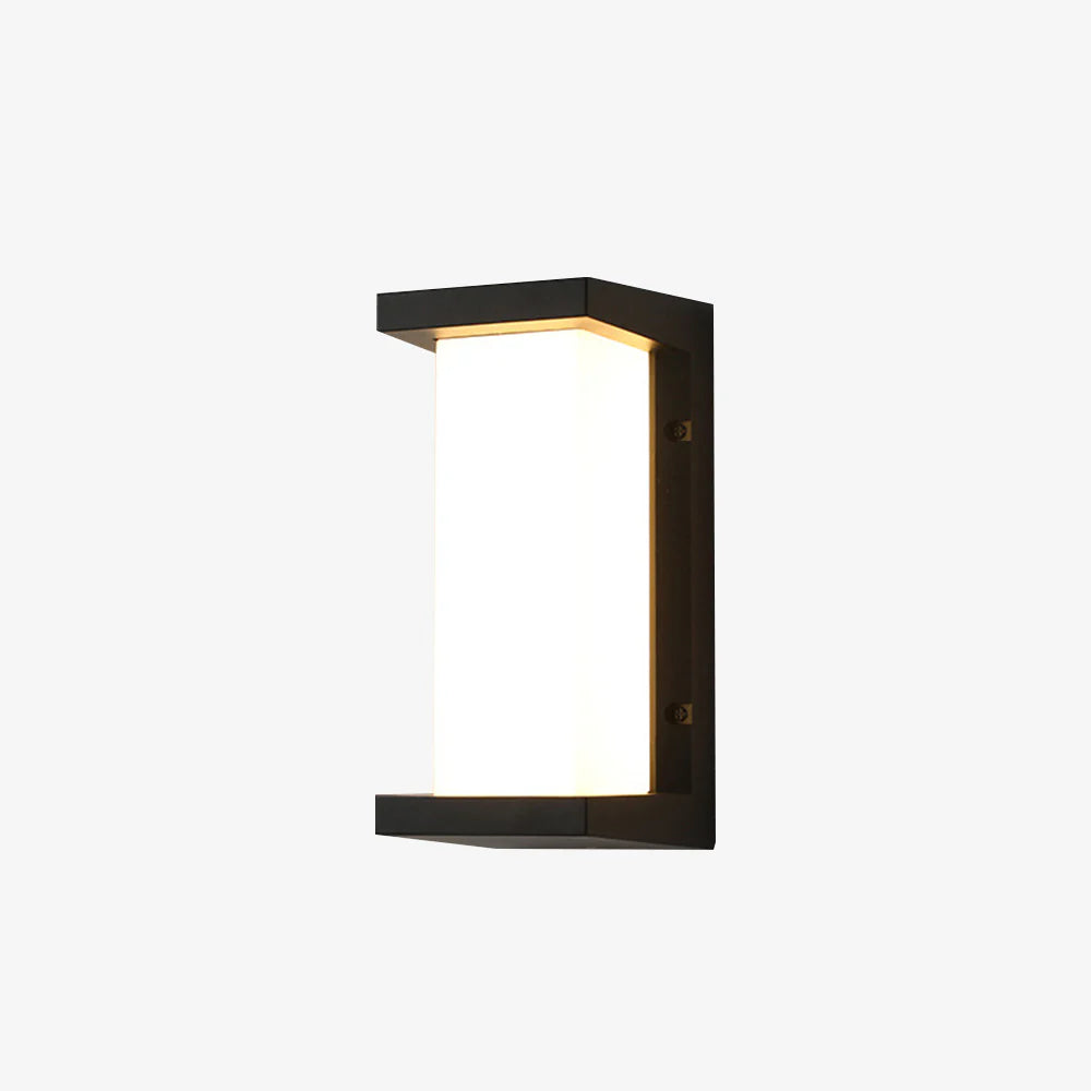 Lampada da parete per esterni a LED con sensore impermeabile semplice e moderna