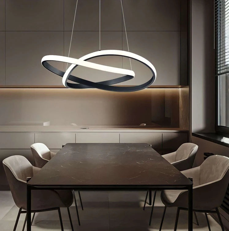 Lampada a sospensione a LED ad anello minimalista moderna