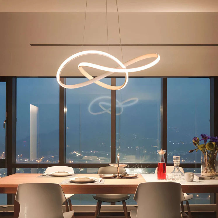 Lampada a sospensione a LED ad anello minimalista moderna