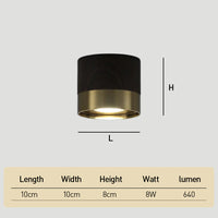 Modern Aluminum Mini Ceiling Light