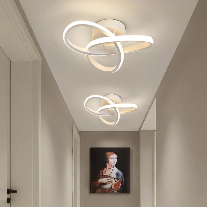 Plafonnier moderne et élégant Glarefusion