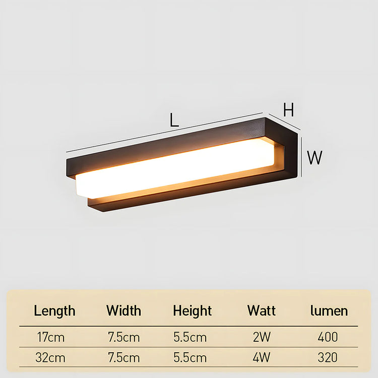 Creative Solar Waterproof LED Outdoor Wall Light