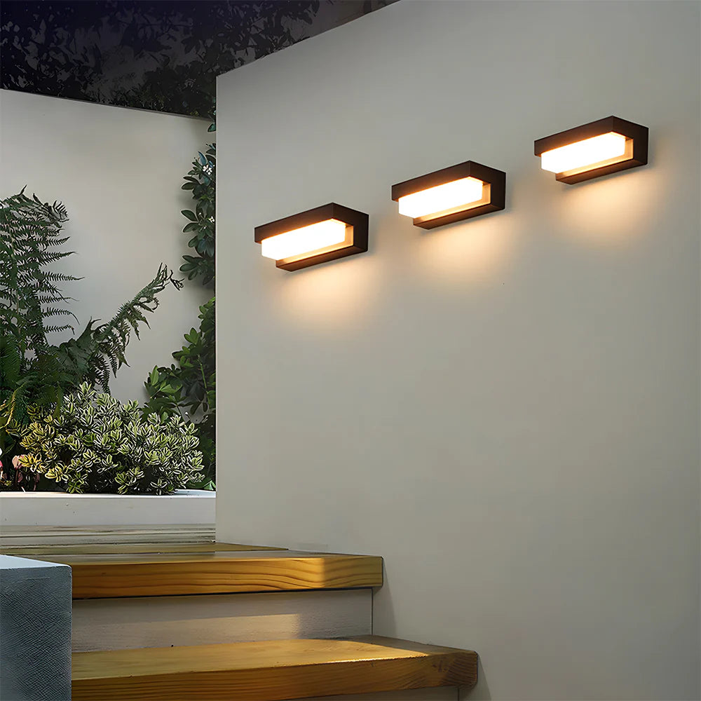 Applique murale extérieure LED étanche solaire créative