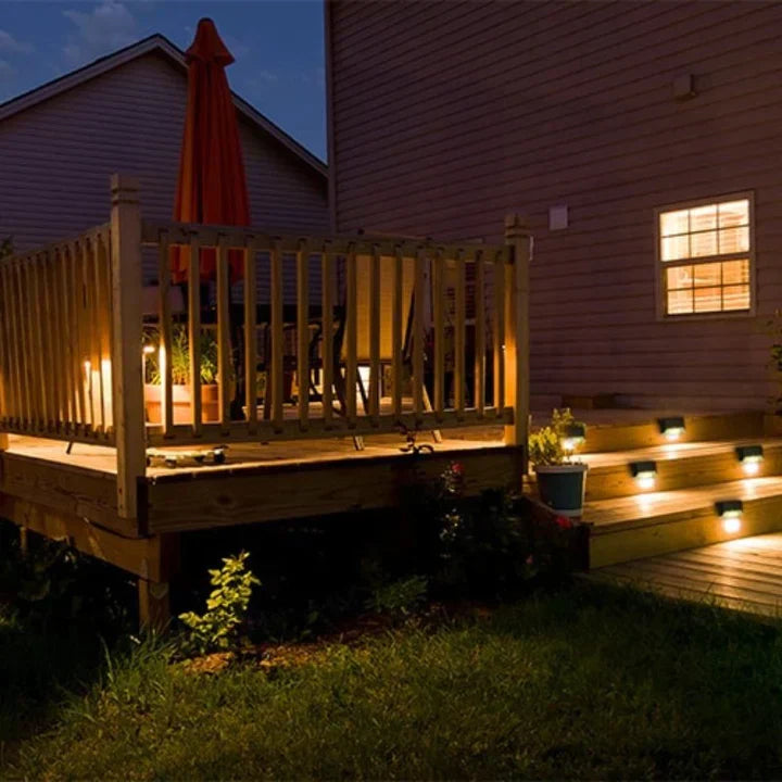 Elegante lampada da parete a LED solare senza fili