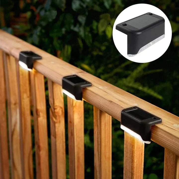 Elegante lampada da parete a LED solare senza fili