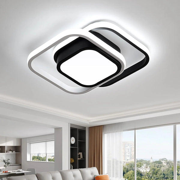 Chic firkantet akryl loftslampe