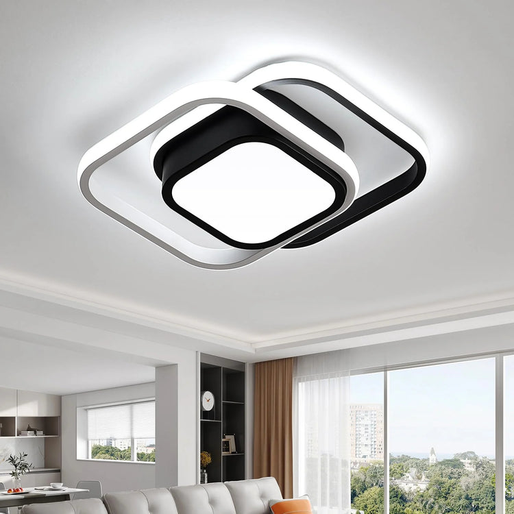 Chic firkantet akryl loftslampe