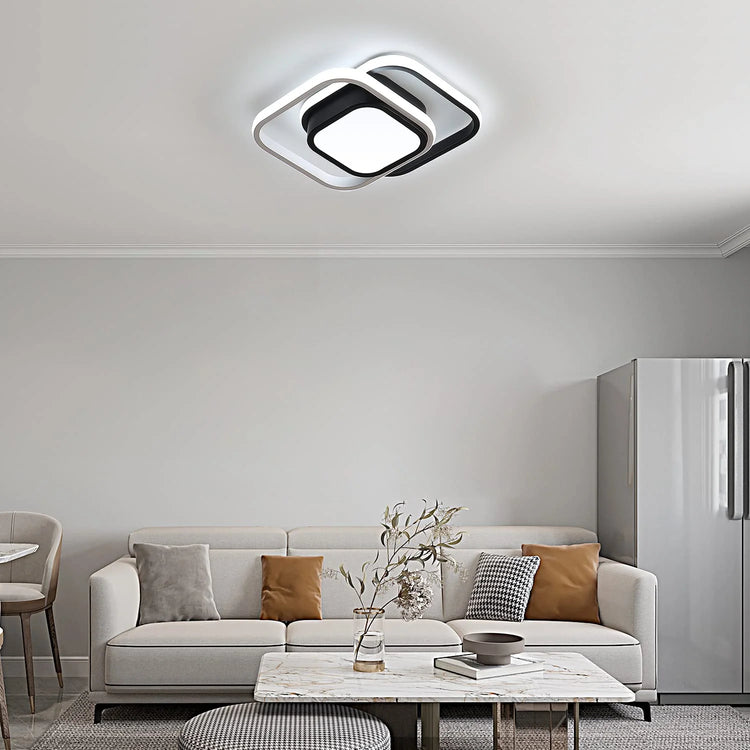 Chic firkantet akryl loftslampe