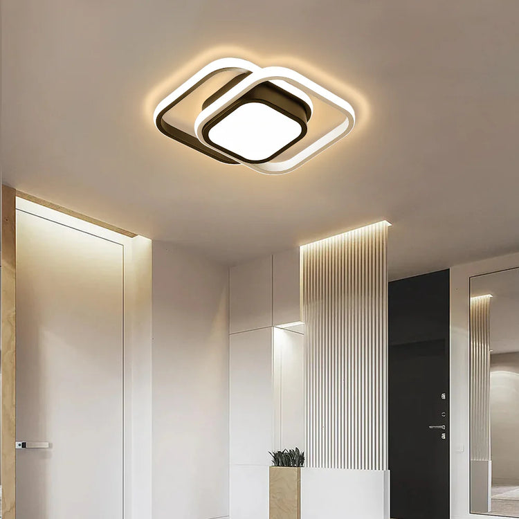 Chic firkantet akryl loftslampe