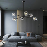 Modern Axis Glass Chandelier