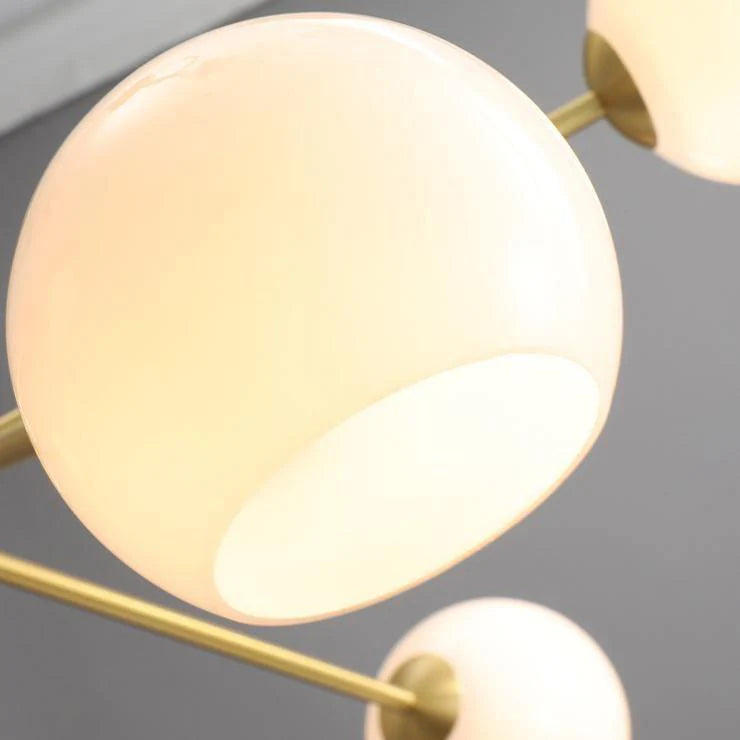 Modern Axis Glass Chandelier