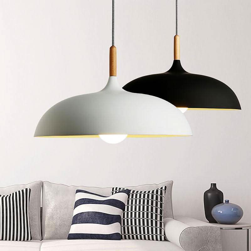Glarefusion Lampe suspendue moderne à dôme simple
