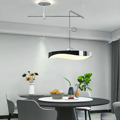French Style Flying Saucer Arm Dining Room Pendant Light