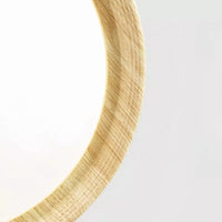 Vintage Round Disc Wooden Ceiling Light