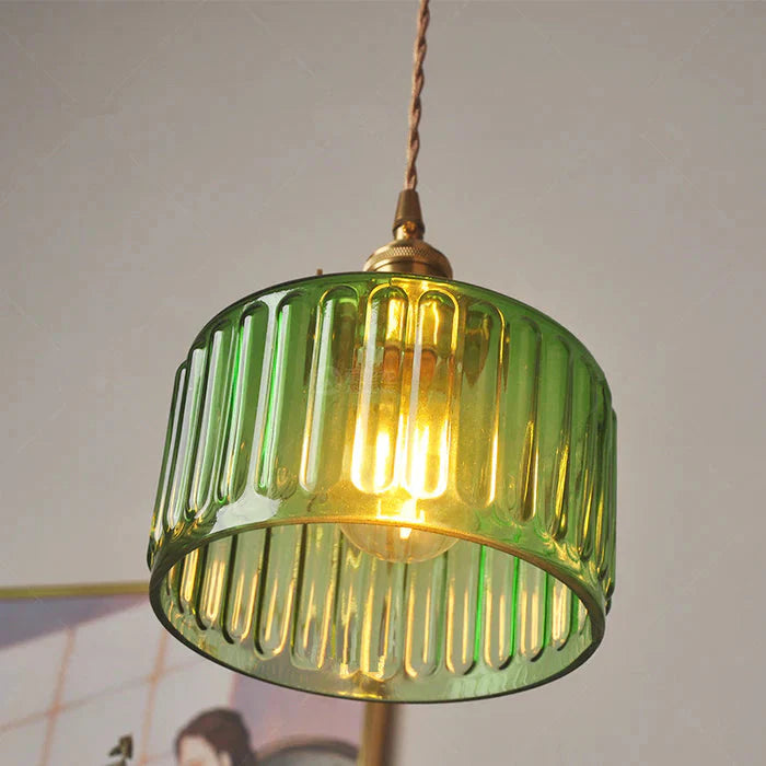 Lampadario in vetro unico e creativo vintage nordico
