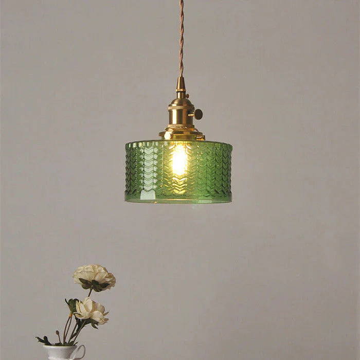 Lampadario in vetro unico e creativo vintage nordico
