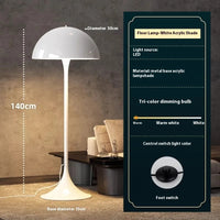 Dansk svamp design gulvlampe