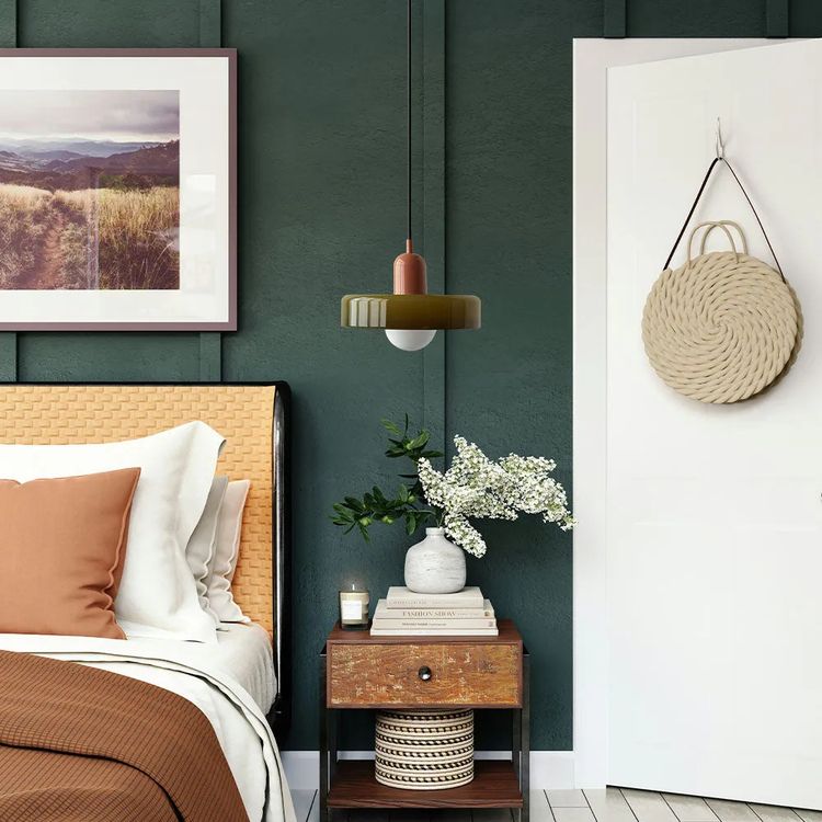 Glarefusion Lampe à suspension LED en verre Bauhaus moderne