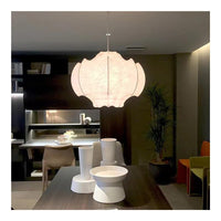 Fransk retro wabi-sabi creme stil pendellys