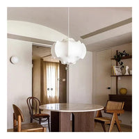 Fransk retro wabi-sabi creme stil pendellys