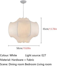 Fransk retro wabi-sabi creme stil pendellys