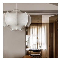 Fransk retro wabi-sabi creme stil pendellys