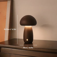 Vintage Wooden Cute Mushroom Night Light