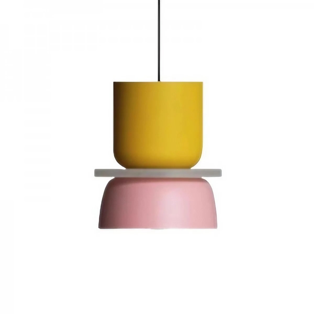 Glarefusion Nordic Simple Macaron Acrylic Chandelier