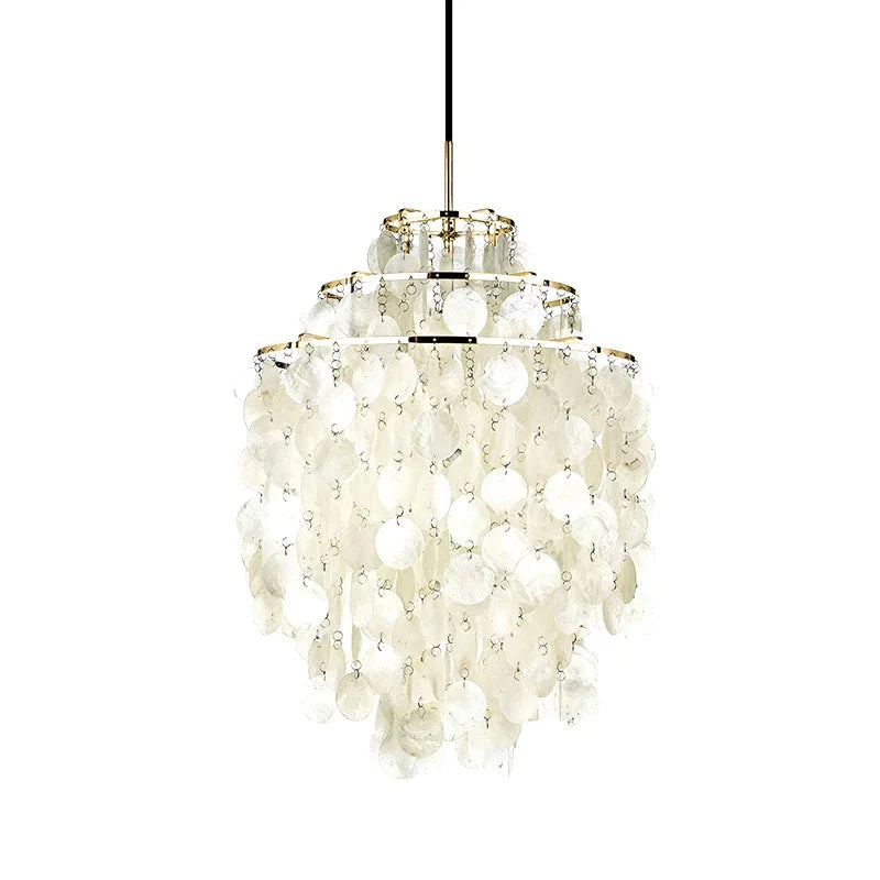 Modern Cloud-like Shell Chandelier